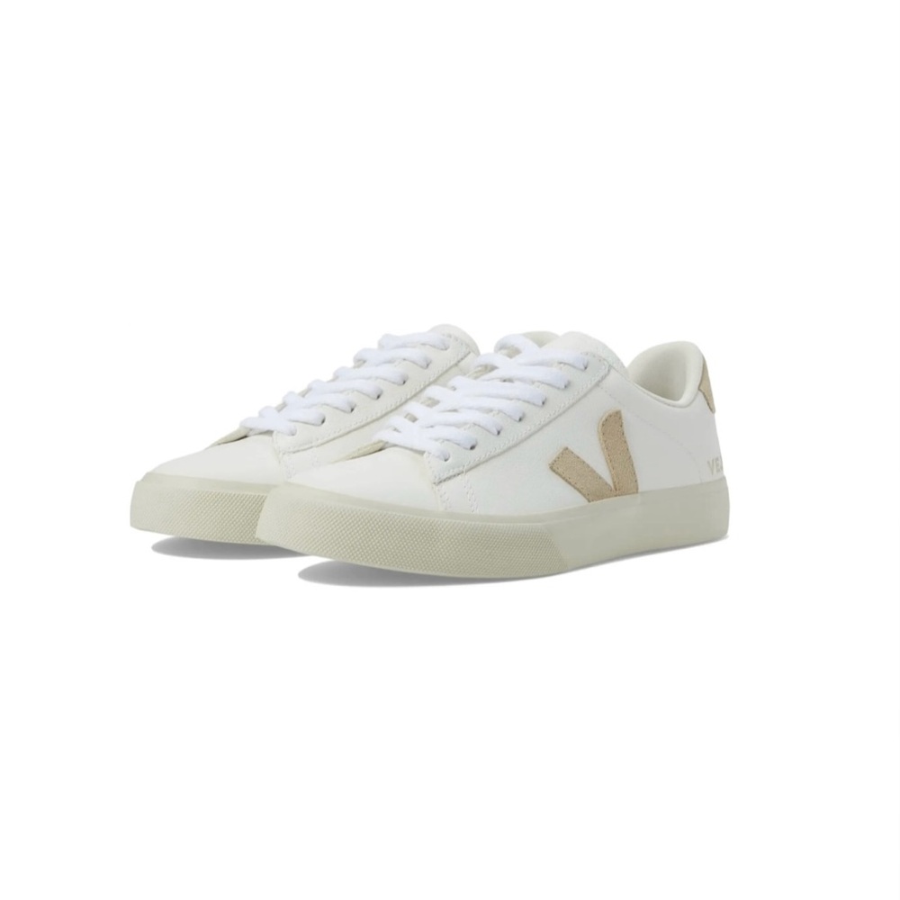 Veja Campo Sneakers, Extra White/Almond, Size 38.5/7.5